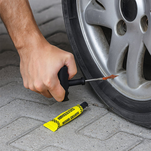Tubeless Tyre Puncture Repair Kit – 5 Pc Emergency Set | Arrive Kit by Arrive Kit